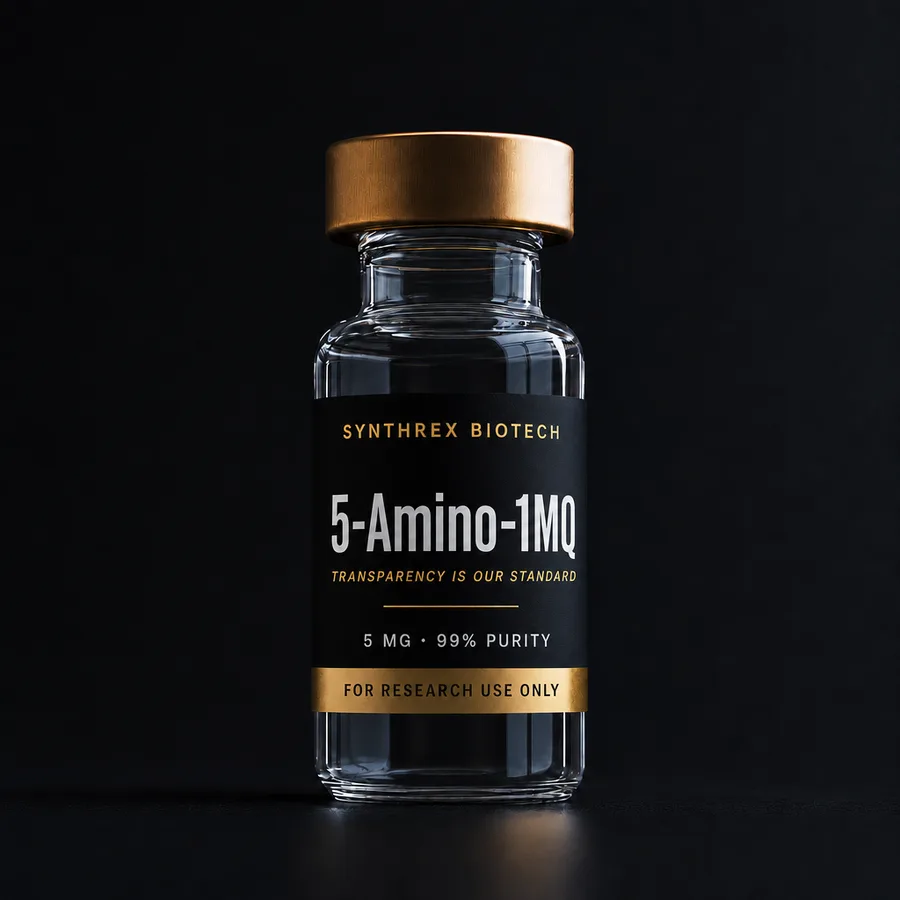 5-Amino-1MQ research vial — laboratory use only