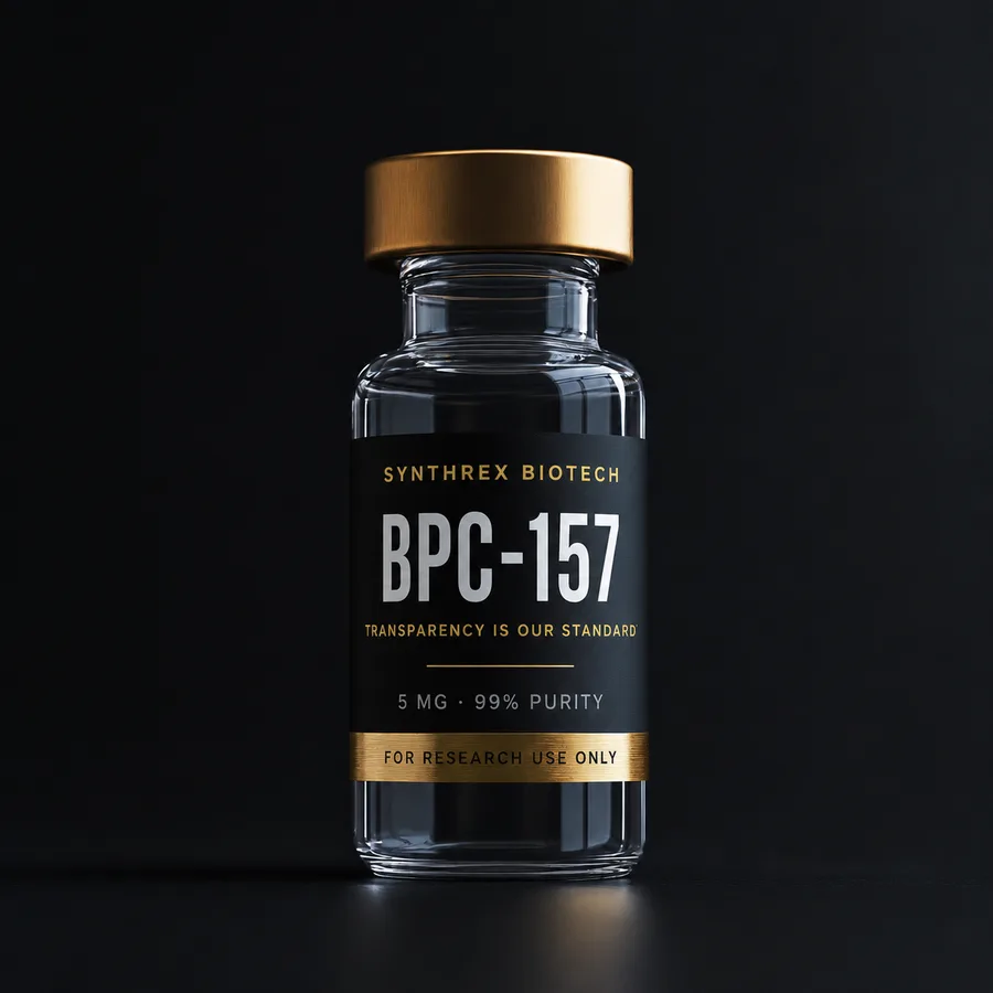 BPC-157 research vial — laboratory use only
