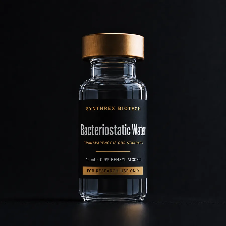 BAC Water research vial — laboratory use only