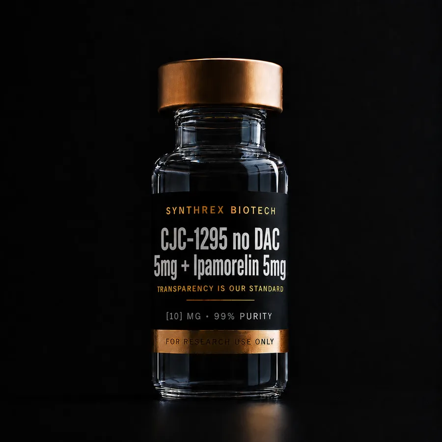 CJC-1295 + Ipamorelin Blend research vial — laboratory use only