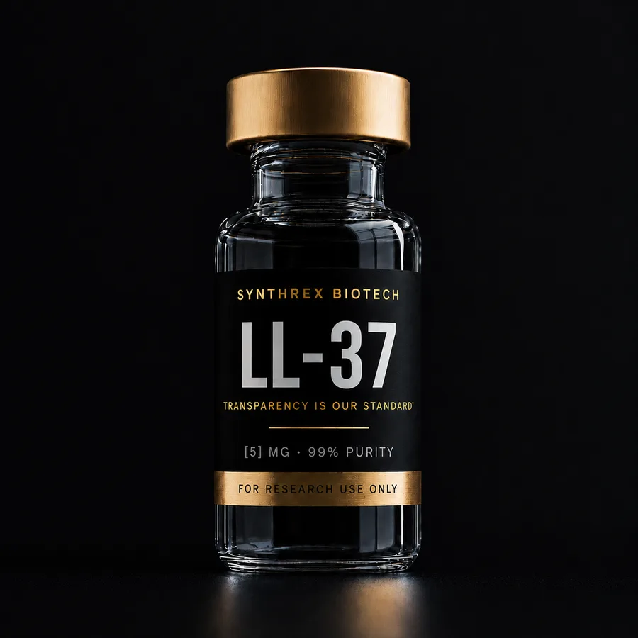 LL-37 research vial — laboratory use only
