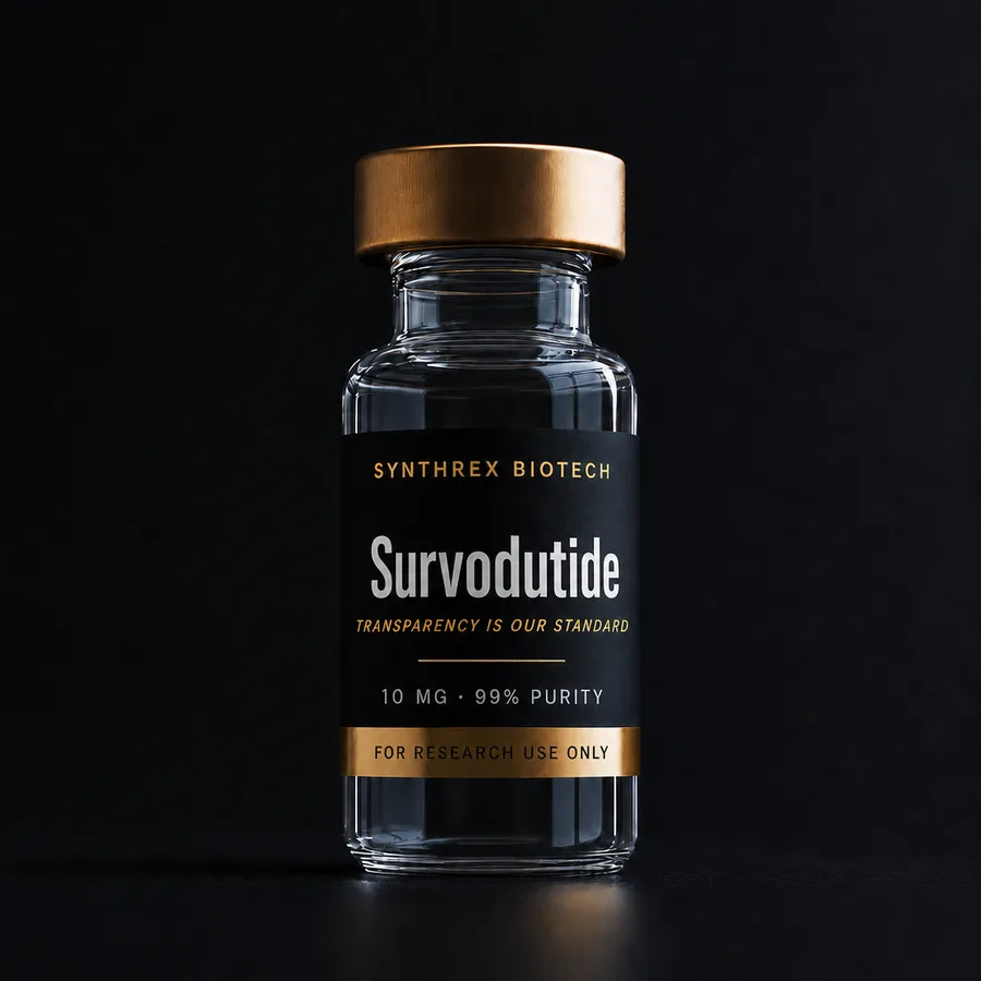 SURVO research vial — laboratory use only