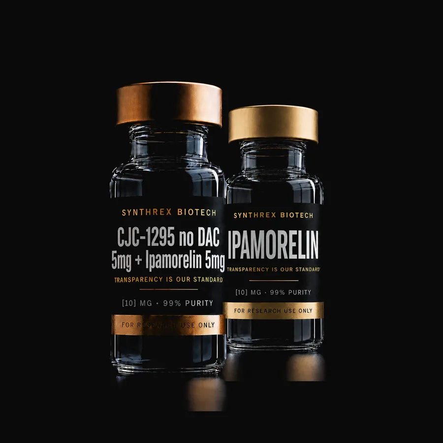 CJC-1295 + Ipamorelin Set research vial — laboratory use only